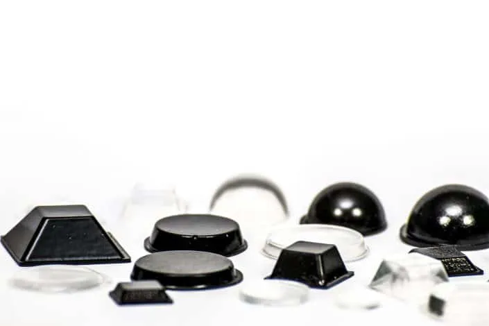 LogoBump Elastikpuffer aus Polyurethan in verschiedenen Geometrien